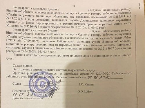 snyali aresty s nedvizhimosti i priznali pravo sobstvennosti